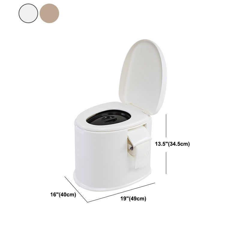 Modern Plastic Toilet Floor Mounted Toilet Bowl for Bathroom Clearhalo 'Bathroom Remodel & Bathroom Fixtures' 'Home Improvement' 'home_improvement' 'home_improvement_toilets' 'Toilets & Bidets' 'Toilets' 1200x1200_b7a78d31-58f2-497d-91e8-78eae8b90366