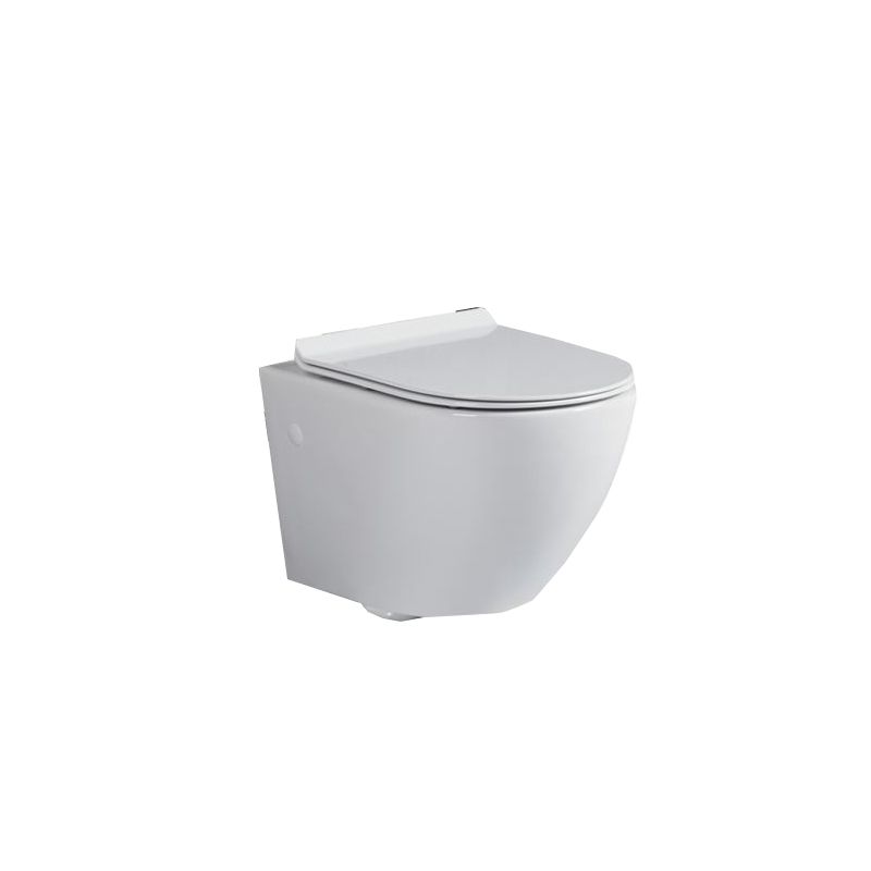 Modern Wall Mount Toilet White Toilet Bowl with Seat for Washroom Clearhalo 'Bathroom Remodel & Bathroom Fixtures' 'Home Improvement' 'home_improvement' 'home_improvement_toilets' 'Toilets & Bidets' 'Toilets' 1200x1200_b7b5c7a7-b54f-4f0f-aa8c-072042eb6c03