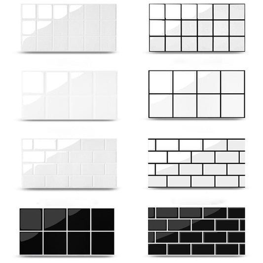 Retangular 23.62"x11.81" Mosaic Sheet Wall Tile Porcelain Brick Look Wall Tile Clearhalo 'Floor Tiles & Wall Tiles' 'floor_tiles_wall_tiles' 'Flooring 'Home Improvement' 'home_improvement' 'home_improvement_floor_tiles_wall_tiles' Walls and Ceiling' 1200x1200_b7dba6e8-b1fb-4629-9f3d-3700d7f4d41a