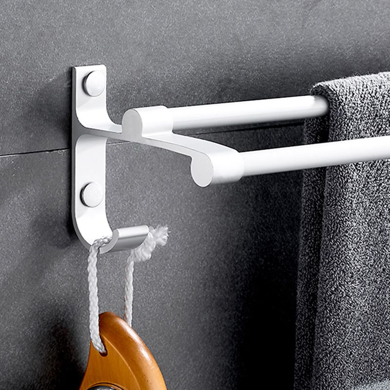 Contemporary Bathroom Accessories Hardware Set in Metal with Soap Dish Clearhalo 'Bathroom Hardware Sets' 'Bathroom Hardware' 'Bathroom Remodel & Bathroom Fixtures' 'bathroom_hardware_sets' 'Home Improvement' 'home_improvement' 'home_improvement_bathroom_hardware_sets' 1200x1200_b7de138b-5f7c-41e9-9eaf-5138f724f233