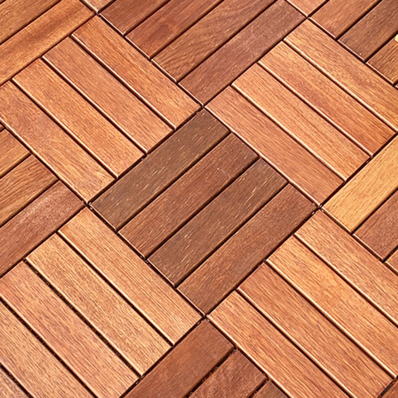 Tradition Teak Floor Tile Water Resistant Click Lock Wooden Floor for Living Room Clearhalo 'Flooring 'Hardwood Flooring' 'hardwood_flooring' 'Home Improvement' 'home_improvement' 'home_improvement_hardwood_flooring' Walls and Ceiling' 1200x1200_b7e25238-8961-4f1e-817f-5d87b7127aec