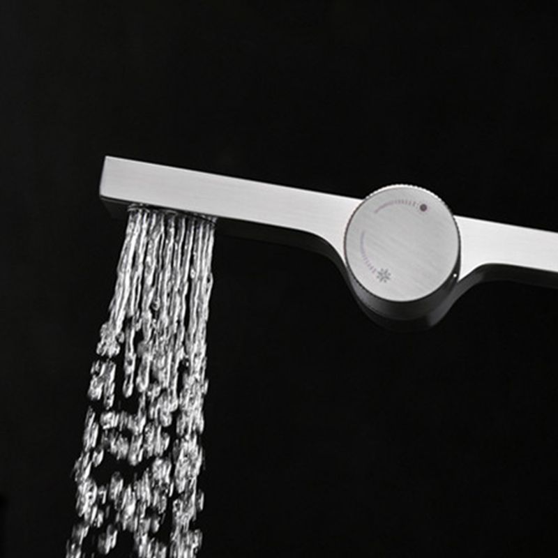 Contemporary Vessel Sink Bathroom Faucet Knob Handle Low Arc Vessel Sink Faucet Clearhalo 'Bathroom Remodel & Bathroom Fixtures' 'Bathroom Sink Faucets' 'Bathroom Sinks & Faucet Components' 'bathroom_sink_faucets' 'Home Improvement' 'home_improvement' 'home_improvement_bathroom_sink_faucets' 1200x1200_b7eb4c3d-9b45-4e35-96a2-720e5d20f581