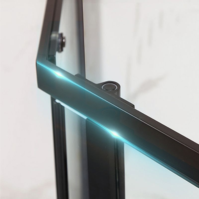 Modern Style Shower Stall Semicircle Metal Frame Framed Shower Stall Clearhalo 'Bathroom Remodel & Bathroom Fixtures' 'Home Improvement' 'home_improvement' 'home_improvement_shower_stalls_enclosures' 'Shower Stalls & Enclosures' 'shower_stalls_enclosures' 'Showers & Bathtubs' 1200x1200_b7eb538b-e187-47eb-ae52-117125e98450