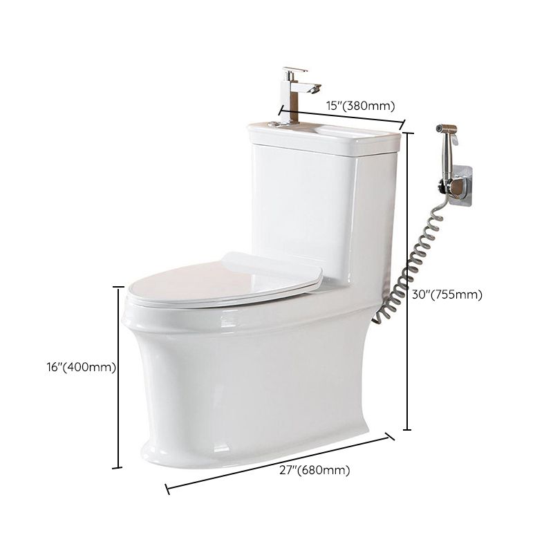 Modern Ceramic Flush Toilet Floor Mounted Toilet Bowl with Seat for Washroom Clearhalo 'Bathroom Remodel & Bathroom Fixtures' 'Home Improvement' 'home_improvement' 'home_improvement_toilets' 'Toilets & Bidets' 'Toilets' 1200x1200_b7edf499-f7a7-48d8-ac00-20eabcc3d331