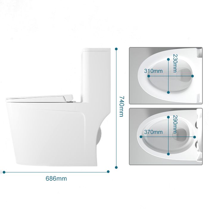 Modern Siphon Jet Toilet Bowl White Bidet Toilet with Seat for Bathroom Clearhalo 'Bathroom Remodel & Bathroom Fixtures' 'Home Improvement' 'home_improvement' 'home_improvement_toilets' 'Toilets & Bidets' 'Toilets' 1200x1200_b8019f65-1675-4f32-b0bb-350989fda50f