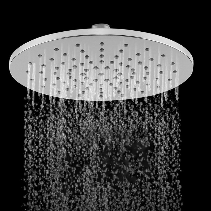 Ceiling and Wall Mounted Shower Head Combo Round Chrome Spray Head Clearhalo 'Bathroom Remodel & Bathroom Fixtures' 'Home Improvement' 'home_improvement' 'home_improvement_shower_heads' 'Shower Heads' 'shower_heads' 'Showers & Bathtubs Plumbing' 'Showers & Bathtubs' 1200x1200_b80edec7-ef50-47fe-badc-1402c53dcbbc