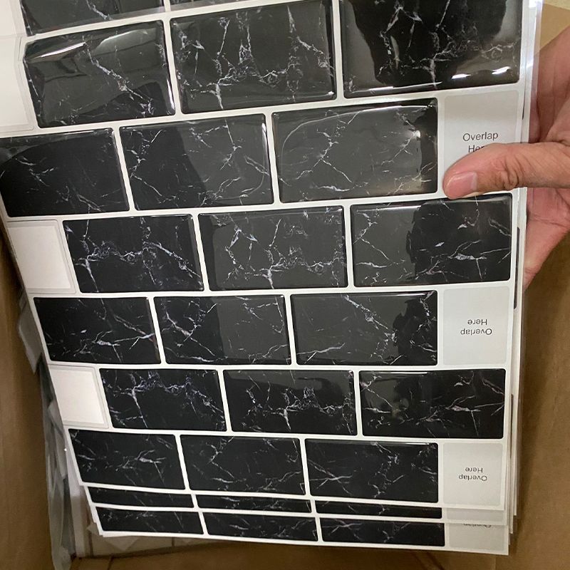 Plastic Peel & Stick Subway Tile Modern Simple Peel & Stick Subway Tile Clearhalo 'Flooring 'Home Improvement' 'home_improvement' 'home_improvement_peel_stick_blacksplash' 'Peel & Stick Backsplash Tile' 'peel_stick_blacksplash' 'Walls & Ceilings' Walls and Ceiling' 1200x1200_b81108d8-94f7-4d27-b7f6-9c962e1e1cdd