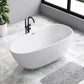 Modern Acrylic Bathtub Freestanding Soaking Bathtub with Drain Bath Tub Clearhalo 'Bathroom Remodel & Bathroom Fixtures' 'Bathtubs' 'Home Improvement' 'home_improvement' 'home_improvement_bathtubs' 'Showers & Bathtubs' 1200x1200_b81cb8da-d44b-4368-9619-697c7615836b