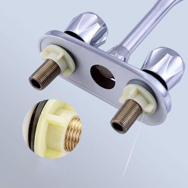 Modern Bar Prep Kitchen Faucet Brass Knob Handle with Deck Plate Kitchen Faucet Clearhalo 'Home Improvement' 'home_improvement' 'home_improvement_kitchen_faucets' 'Kitchen Faucets' 'Kitchen Remodel & Kitchen Fixtures' 'Kitchen Sinks & Faucet Components' 'kitchen_faucets' 1200x1200_b8242475-235e-44f7-be45-10718bdb809d