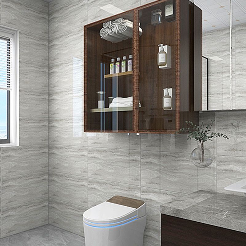 Contemporary Style Wallpaper Single Tile Bathroom Wallpaper with Rectangle Shape Clearhalo 'Flooring 'Home Improvement' 'home_improvement' 'home_improvement_peel_stick_blacksplash' 'Peel & Stick Backsplash Tile' 'peel_stick_blacksplash' 'Walls & Ceilings' Walls and Ceiling' 1200x1200_b831b614-5976-40c1-813a-79d6c6bfbeca