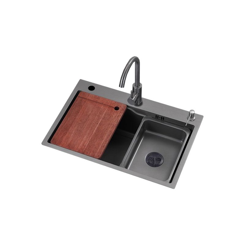 Stainless Steel Kitchen Sink Single Bowl Drop-In Sink with 3 Holes Clearhalo 'Home Improvement' 'home_improvement' 'home_improvement_kitchen_sinks' 'Kitchen Remodel & Kitchen Fixtures' 'Kitchen Sinks & Faucet Components' 'Kitchen Sinks' 'kitchen_sinks' 1200x1200_b83232cf-7289-4c23-bf0a-c8457811e301