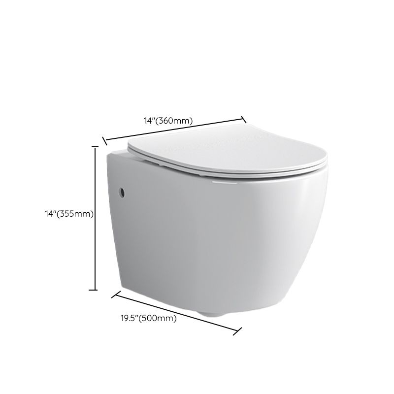 Modern Ceramic Flush Toilet Wall Hung Urine Toilet with Slow Close Seat for Washroom Clearhalo 'Bathroom Remodel & Bathroom Fixtures' 'Home Improvement' 'home_improvement' 'home_improvement_toilets' 'Toilets & Bidets' 'Toilets' 1200x1200_b83258b3-316a-44cd-87a9-94073aae08ec