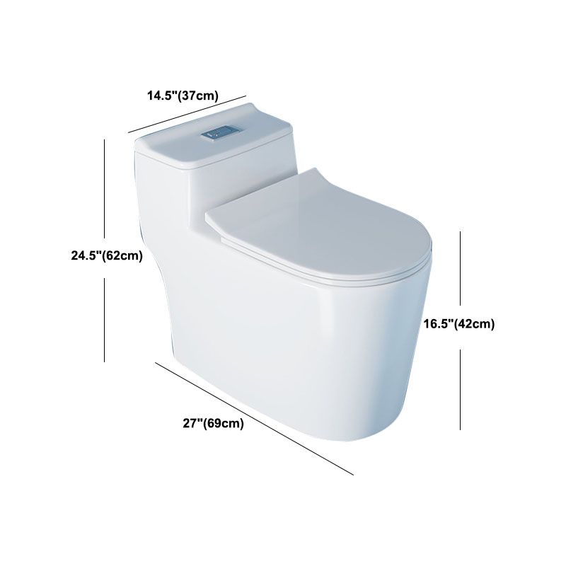 White Elongated One-Piece Toilet Siphon Jet Water Saving Flush Toilet with Toilet Seat Clearhalo 'Bathroom Remodel & Bathroom Fixtures' 'Home Improvement' 'home_improvement' 'home_improvement_toilets' 'Toilets & Bidets' 'Toilets' 1200x1200_b8385bf8-4e13-4169-a302-9009add05583