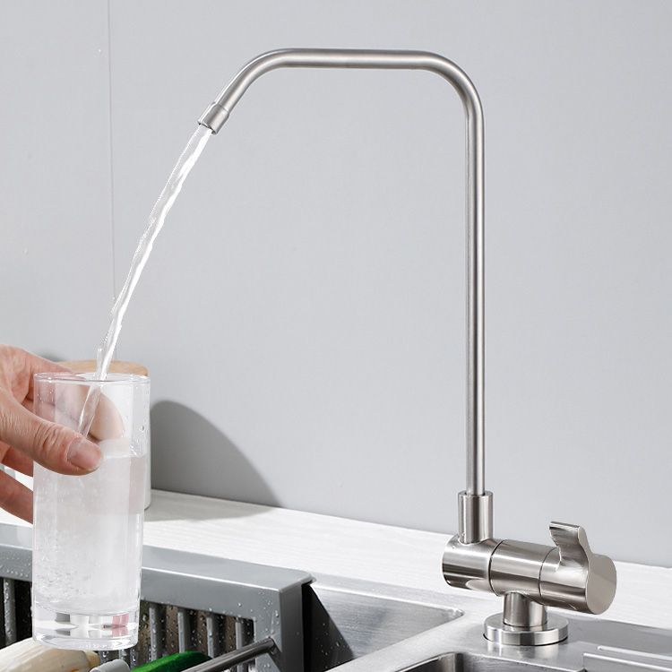 Modern Single Level Bar Faucet 1 Hole No Sensor Kitchen Faucet Clearhalo 'Home Improvement' 'home_improvement' 'home_improvement_kitchen_faucets' 'Kitchen Faucets' 'Kitchen Remodel & Kitchen Fixtures' 'Kitchen Sinks & Faucet Components' 'kitchen_faucets' 1200x1200_b864a2ce-4877-4937-81dd-a74b9d391600