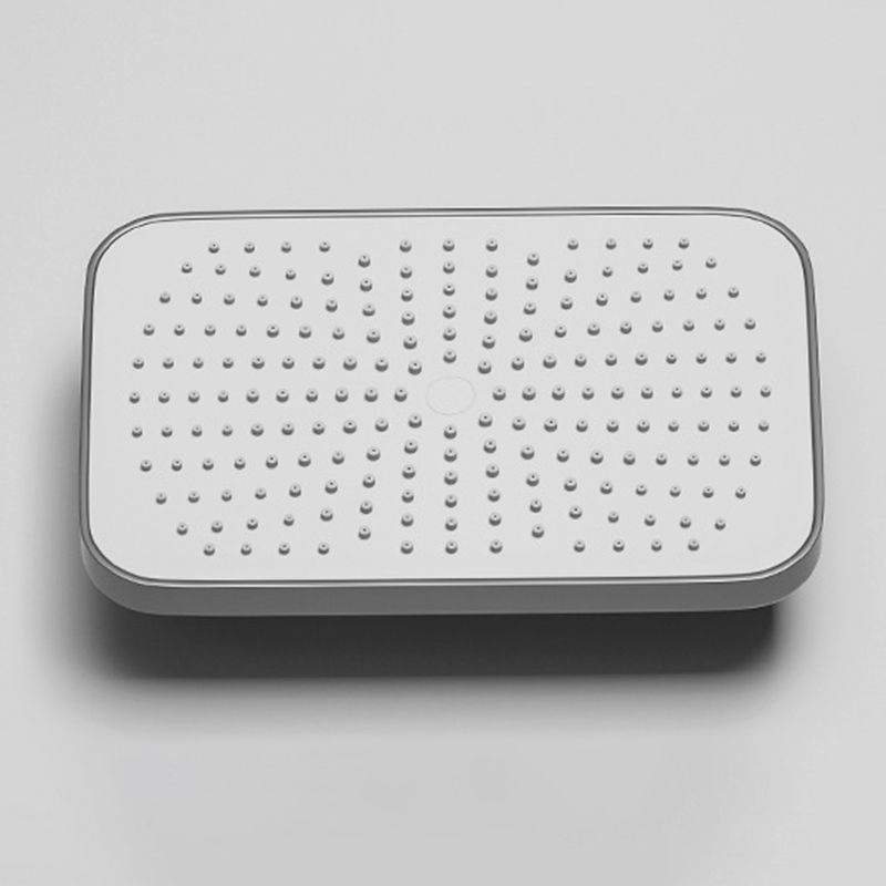 Modern Shower System Wall Mounted Spot Resist Rectangle Shower System with Hand Shower Clearhalo 'Bathroom Remodel & Bathroom Fixtures' 'Home Improvement' 'home_improvement' 'home_improvement_shower_faucets' 'Shower Faucets & Systems' 'shower_faucets' 'Showers & Bathtubs Plumbing' 'Showers & Bathtubs' 1200x1200_b8910e9a-225b-4fda-9abd-30fc8c12942e