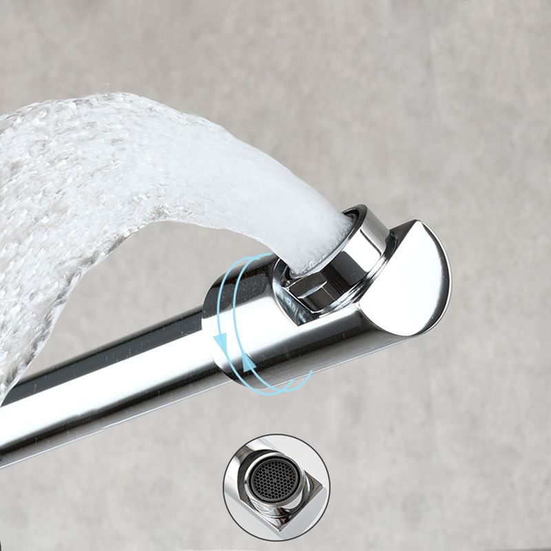 Modern Pull down Faucet One Handle Wall-mounted Pot Filler Low Profile 1-Hold Filler Clearhalo 'Home Improvement' 'home_improvement' 'home_improvement_kitchen_faucets' 'Kitchen Faucets' 'Kitchen Remodel & Kitchen Fixtures' 'Kitchen Sinks & Faucet Components' 'kitchen_faucets' 1200x1200_b898226c-2378-4ce9-a10c-826c19302430