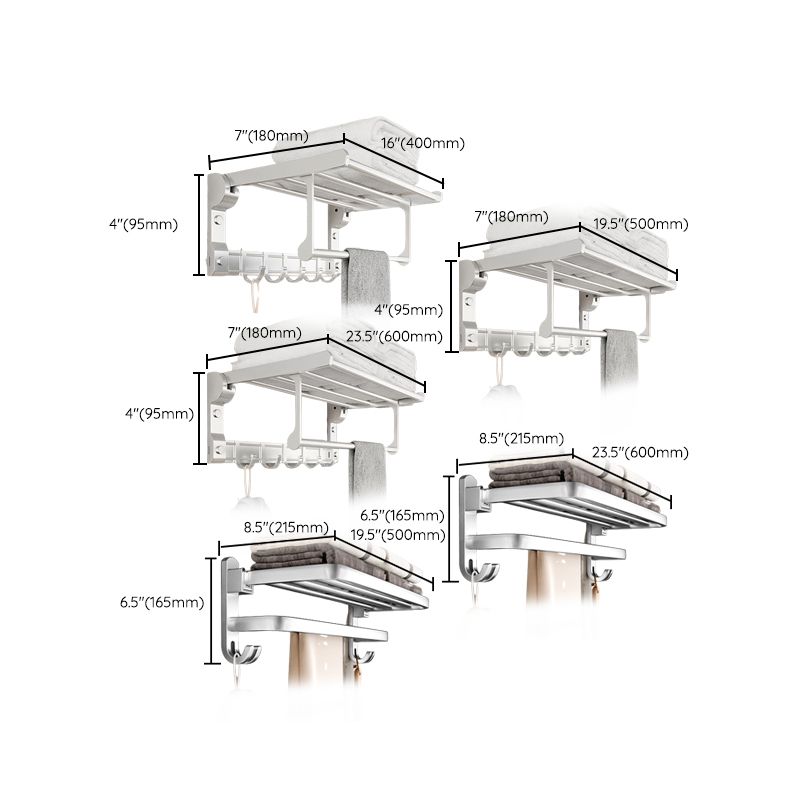 Metal Bathroom Hardware Set Adhesive Mount Bathroom Accessory Kit Clearhalo 'Bathroom Hardware Sets' 'Bathroom Hardware' 'Bathroom Remodel & Bathroom Fixtures' 'bathroom_hardware_sets' 'Home Improvement' 'home_improvement' 'home_improvement_bathroom_hardware_sets' 1200x1200_b8a0c31e-b5cb-4b3d-8f58-ace0affdee91