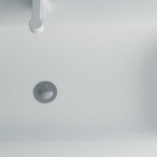 Modern Bathroom Sink Rectangular Wall Mount Bathroom Sink (Not Including Faucet) Clearhalo 'Bathroom Remodel & Bathroom Fixtures' 'Bathroom Sinks & Faucet Components' 'Bathroom Sinks' 'bathroom_sink' 'Home Improvement' 'home_improvement' 'home_improvement_bathroom_sink' 1200x1200_b8a1fd40-ff3e-468c-96c5-ee7328532709