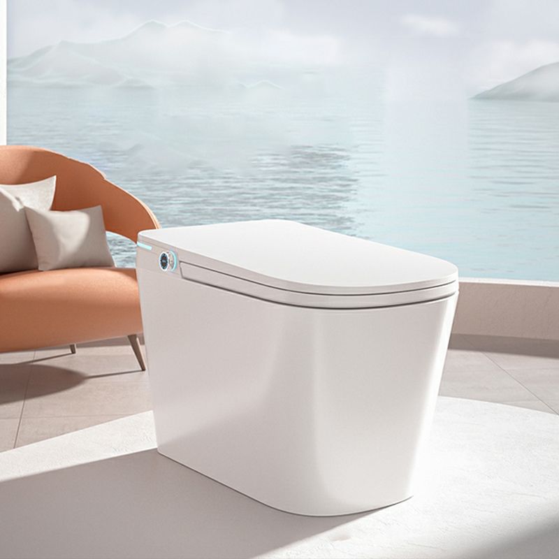 Floor Mount Bidet in White Finish with Remote Control Included Clearhalo 'Bathroom Remodel & Bathroom Fixtures' 'Bidets' 'Home Improvement' 'home_improvement' 'home_improvement_bidets' 'Toilets & Bidets' 1200x1200_b8a645e3-49a2-455c-848a-ea9aea549a97