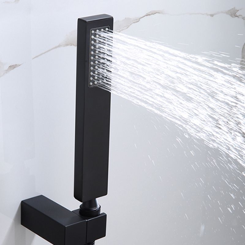 Modern Tub Faucet Copper Wall Mounted with Hose Bathroom Faucet Clearhalo 'Bathroom Remodel & Bathroom Fixtures' 'Bathtub Faucets' 'bathtub_faucets' 'Home Improvement' 'home_improvement' 'home_improvement_bathtub_faucets' 1200x1200_b8a90a11-240d-4ad3-af59-6a9be99a308e