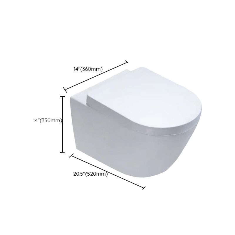 Modern Ceramic Flush Toilet Wall Mount Toilet Bowl for Washroom Clearhalo 'Bathroom Remodel & Bathroom Fixtures' 'Home Improvement' 'home_improvement' 'home_improvement_toilets' 'Toilets & Bidets' 'Toilets' 1200x1200_b8b93cd3-f36c-4be0-9a81-3ad5f865cb52