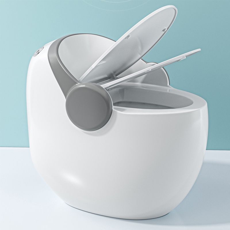 Contemporary Ceramic Toilet Floor Mount Urine Toilet with Slow Close Seat for Bathroom Clearhalo 'Bathroom Remodel & Bathroom Fixtures' 'Home Improvement' 'home_improvement' 'home_improvement_toilets' 'Toilets & Bidets' 'Toilets' 1200x1200_b8bcb158-ee15-4aa2-ba66-703908e87091