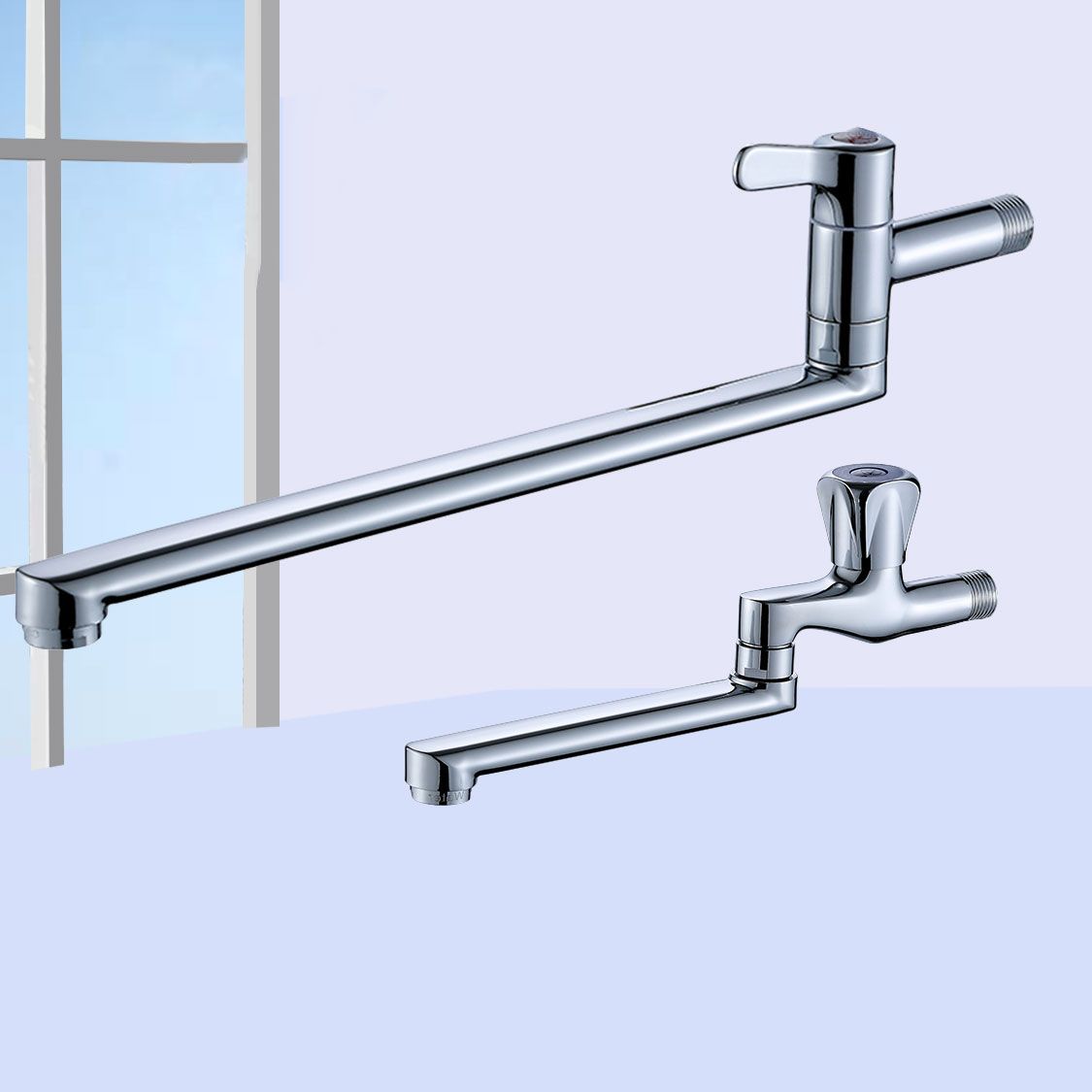 Modern Faucet 1-Handle and 1-Hole Single Level Pot Filler Kitchen Faucet Clearhalo 'Home Improvement' 'home_improvement' 'home_improvement_kitchen_faucets' 'Kitchen Faucets' 'Kitchen Remodel & Kitchen Fixtures' 'Kitchen Sinks & Faucet Components' 'kitchen_faucets' 1200x1200_b8d6fc78-e0bf-4438-be9d-7d505980cab6