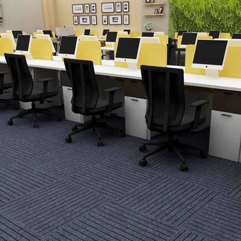 Dark Color Level Loop Carpet Tile Self Adhesive Indoor Office Carpet Tiles Clearhalo 'Carpet Tiles & Carpet Squares' 'carpet_tiles_carpet_squares' 'Flooring 'Home Improvement' 'home_improvement' 'home_improvement_carpet_tiles_carpet_squares' Walls and Ceiling' 1200x1200_b9019e24-ae28-4d7d-a2b7-a717c9b21380