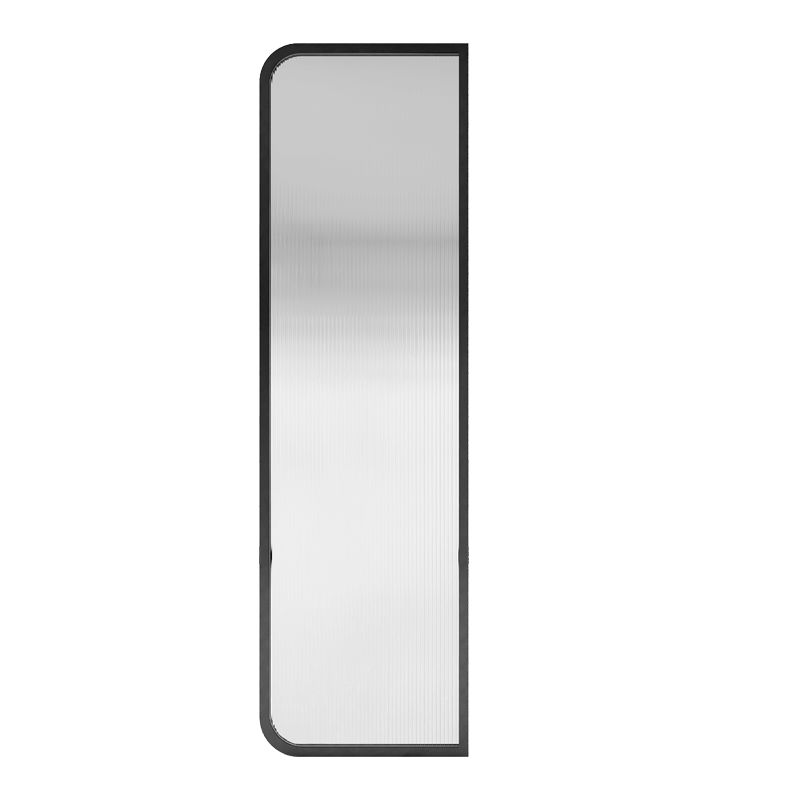 Black and Gold Fixed Glass Panel Framed Single Fixed Bath Fixed Panel Clearhalo 'Bathroom Remodel & Bathroom Fixtures' 'Home Improvement' 'home_improvement' 'home_improvement_shower_tub_doors' 'Shower and Tub Doors' 'shower_tub_doors' 'Showers & Bathtubs' 1200x1200_b9068bfd-230f-4ad9-8de9-fdbe04a2e672