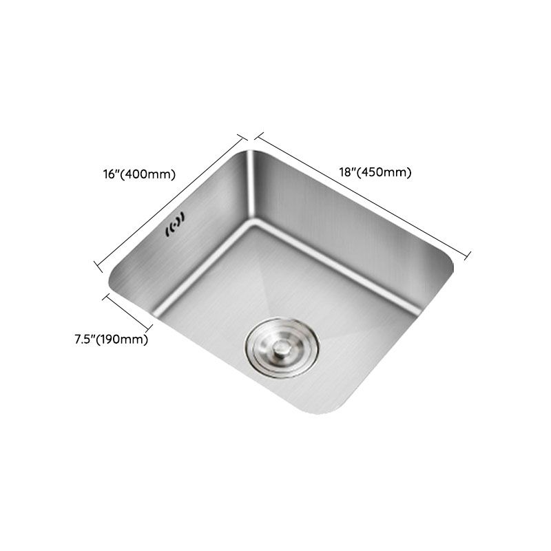 Modern Style Kitchen Sink Stainless Steel Overflow Hole Design Kitchen Sink with Faucet Clearhalo 'Home Improvement' 'home_improvement' 'home_improvement_kitchen_sinks' 'Kitchen Remodel & Kitchen Fixtures' 'Kitchen Sinks & Faucet Components' 'Kitchen Sinks' 'kitchen_sinks' 1200x1200_b91181a9-93f3-4dd2-a8bc-c4171fd66a72