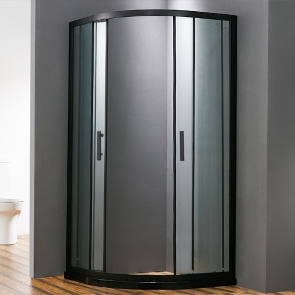 Aluminum Alloy Tempered Glass Shower Door Simple Shower Screen Clearhalo 'Bathroom Remodel & Bathroom Fixtures' 'Home Improvement' 'home_improvement' 'home_improvement_shower_tub_doors' 'Shower and Tub Doors' 'shower_tub_doors' 'Showers & Bathtubs' 1200x1200_b91a49cc-758c-412d-883f-9561e7acfb76