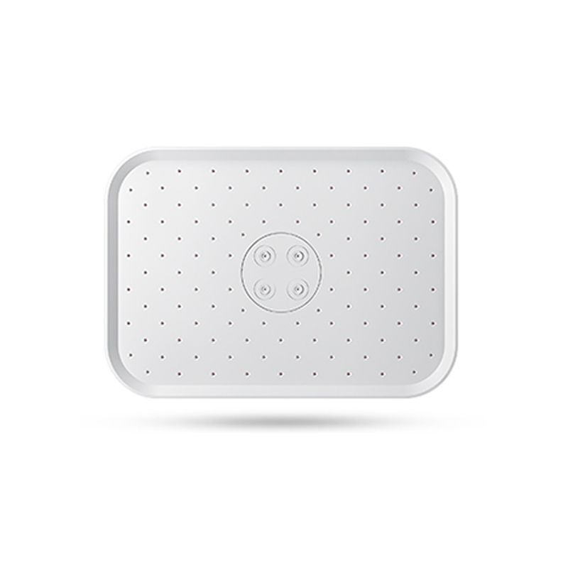 Metal Shower Head Combo Modern Square Fixed Shower Head for Bathroom Clearhalo 'Bathroom Remodel & Bathroom Fixtures' 'Home Improvement' 'home_improvement' 'home_improvement_shower_heads' 'Shower Heads' 'shower_heads' 'Showers & Bathtubs Plumbing' 'Showers & Bathtubs' 1200x1200_b9360f69-910e-4b64-83bf-142682856e48