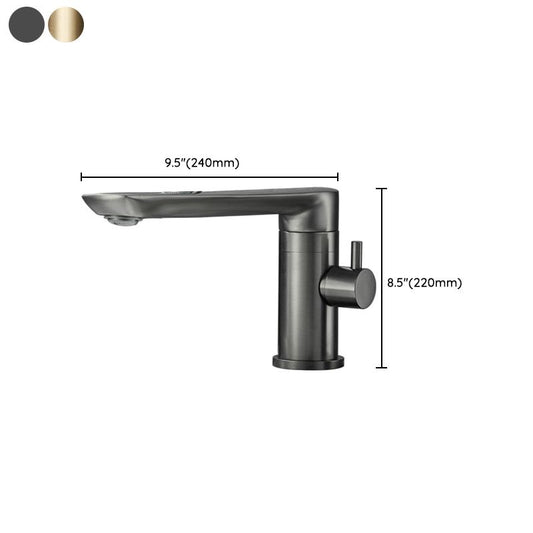 Modern Swivel Bathtub Faucet Double Handle Deck Mounted Bathroom Faucet with Handles Clearhalo 'Bathroom Remodel & Bathroom Fixtures' 'Bathtub Faucets' 'bathtub_faucets' 'Home Improvement' 'home_improvement' 'home_improvement_bathtub_faucets' 1200x1200_b93b04b8-8d33-4394-bacd-c66640d39798