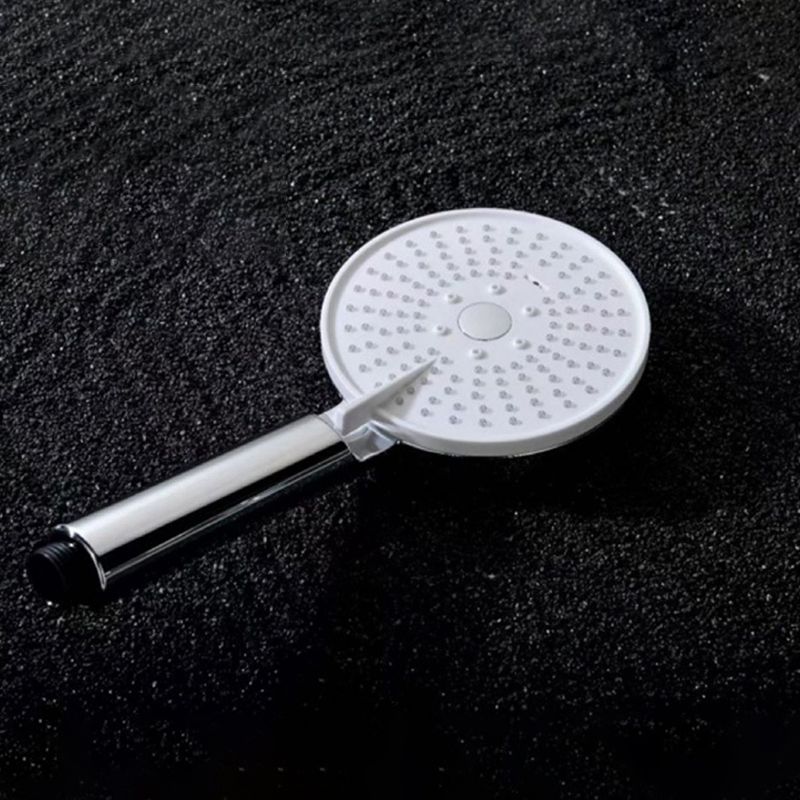 Matte Black Handheld Shower Head Modern 3-Jet Round Wall-Mount Handheld Shower Head Clearhalo 'Bathroom Remodel & Bathroom Fixtures' 'Home Improvement' 'home_improvement' 'home_improvement_shower_heads' 'Shower Heads' 'shower_heads' 'Showers & Bathtubs Plumbing' 'Showers & Bathtubs' 1200x1200_b96aabde-672a-463b-addf-ebba35923755