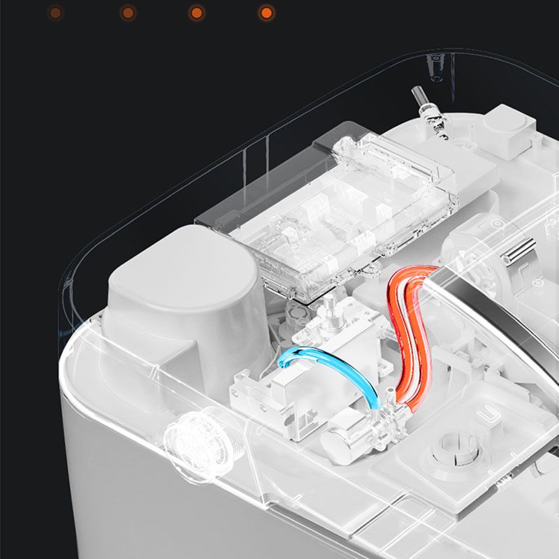 Wall Mounted Bidet in White with Unlimited Warm Water and Heated Seat Clearhalo 'Bathroom Remodel & Bathroom Fixtures' 'Bidets' 'Home Improvement' 'home_improvement' 'home_improvement_bidets' 'Toilets & Bidets' 1200x1200_b977362e-a5f8-49a9-9fd7-080705a43af6