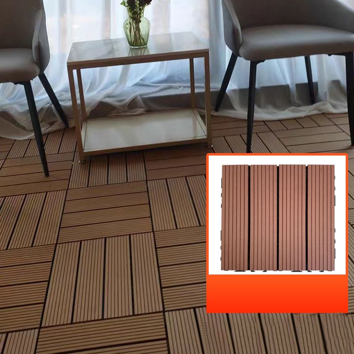 Composite Square Decking Tiles Interlocking Striped Pattern Patio Flooring Tiles Clearhalo 'Home Improvement' 'home_improvement' 'home_improvement_outdoor_deck_tiles_planks' 'Outdoor Deck Tiles & Planks' 'Outdoor Flooring & Tile' 'Outdoor Remodel' 'outdoor_deck_tiles_planks' 1200x1200_b9a55e16-9862-4a90-aeb6-ba069689babe