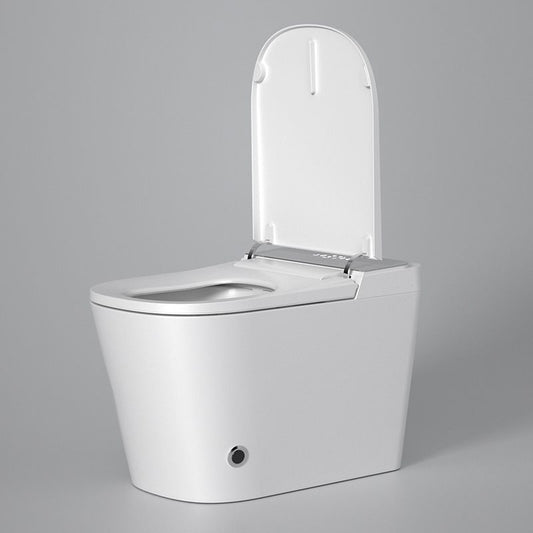 Ceramic Elongated Floor Mount Bidet in White with Heated Seat Clearhalo 'Bathroom Remodel & Bathroom Fixtures' 'Bidets' 'Home Improvement' 'home_improvement' 'home_improvement_bidets' 'Toilets & Bidets' 1200x1200_b9b24e6e-6741-4df1-934b-d600c9170879