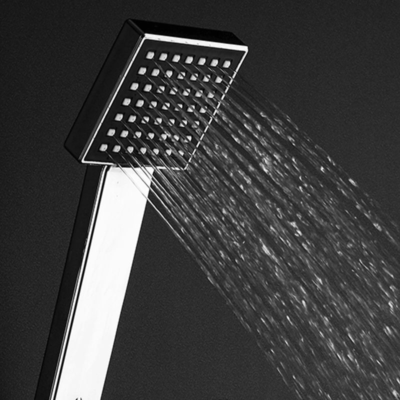 Square Handheld Shower Head Leak Resistant Wall-Mount Showerhead Clearhalo 'Bathroom Remodel & Bathroom Fixtures' 'Home Improvement' 'home_improvement' 'home_improvement_shower_heads' 'Shower Heads' 'shower_heads' 'Showers & Bathtubs Plumbing' 'Showers & Bathtubs' 1200x1200_b9c099dd-4691-4494-919a-602f8ef10e80