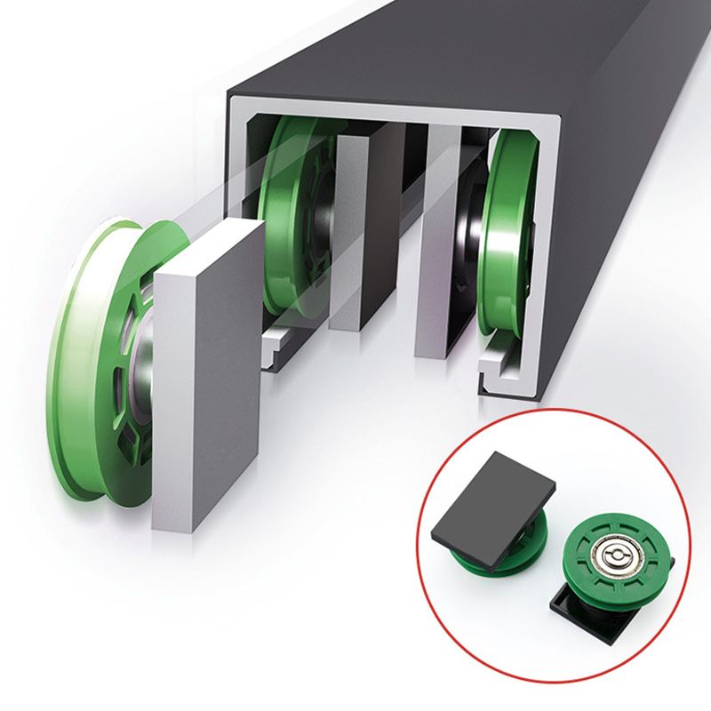 Framed Double Sliding Shower Bath Door Black Tempered Shower Doors Clearhalo 'Bathroom Remodel & Bathroom Fixtures' 'Home Improvement' 'home_improvement' 'home_improvement_shower_tub_doors' 'Shower and Tub Doors' 'shower_tub_doors' 'Showers & Bathtubs' 1200x1200_b9f0a55c-986b-4b99-bddd-afeec38b4eb5