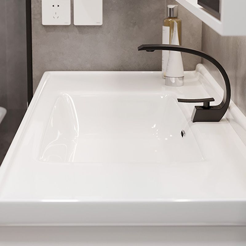 Modern Sink Vanity Bathroom Color Block Wall Mount Vanity Cabinet Clearhalo 'Bathroom Remodel & Bathroom Fixtures' 'Bathroom Vanities' 'bathroom_vanities' 'Home Improvement' 'home_improvement' 'home_improvement_bathroom_vanities' 1200x1200_b9f23072-93e6-4265-a3df-b86c064ba722