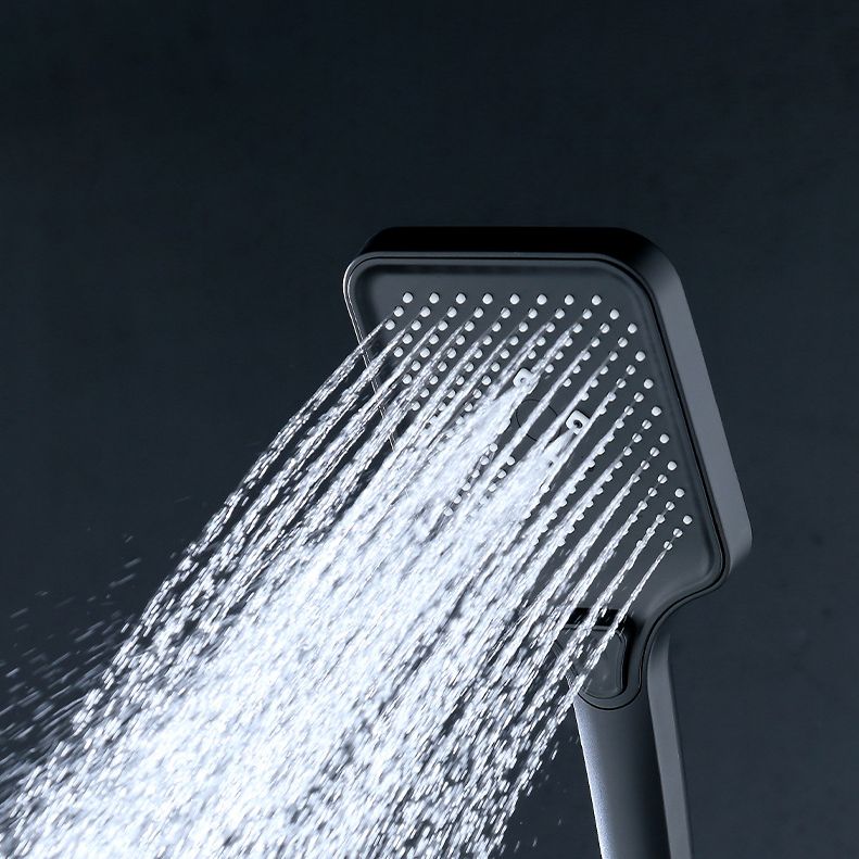 Square Shower Head Combo Modern Rain Fall Adjustable Shower Heads Clearhalo 'Bathroom Remodel & Bathroom Fixtures' 'Home Improvement' 'home_improvement' 'home_improvement_shower_heads' 'Shower Heads' 'shower_heads' 'Showers & Bathtubs Plumbing' 'Showers & Bathtubs' 1200x1200_ba02f280-547c-4650-9424-fcbf67f5923c