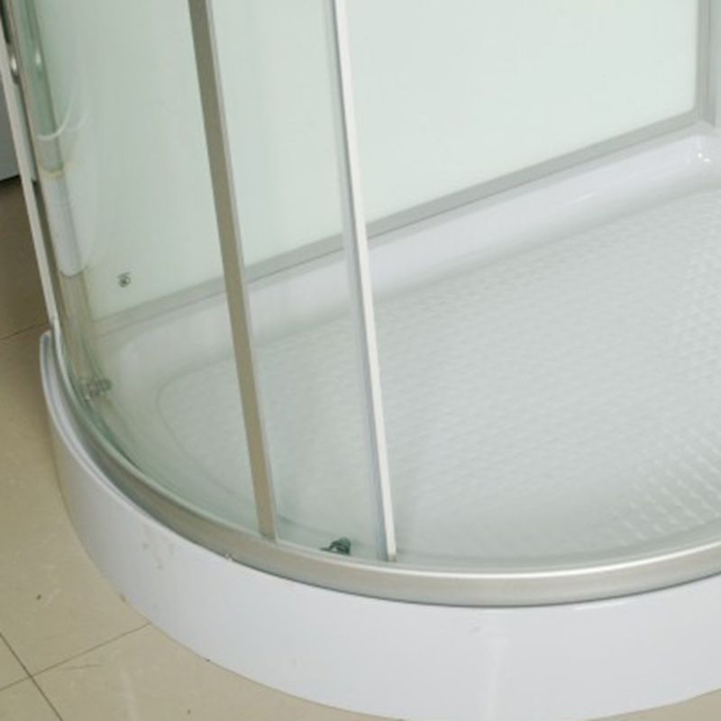 Tempered Glass Left Shower Stall Double Sliding Shower Stall Clearhalo 'Bathroom Remodel & Bathroom Fixtures' 'Home Improvement' 'home_improvement' 'home_improvement_shower_stalls_enclosures' 'Shower Stalls & Enclosures' 'shower_stalls_enclosures' 'Showers & Bathtubs' 1200x1200_ba12e391-0863-489c-a414-2f6322997056