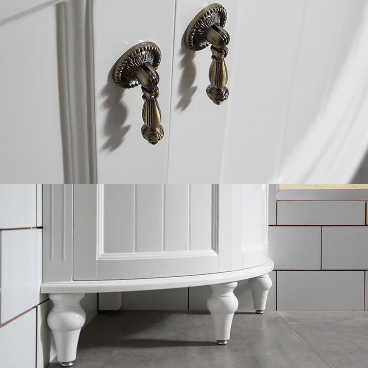 Modern Style Bathroom Sink Vanity Freestanding Vanity with Mirror Clearhalo 'Bathroom Remodel & Bathroom Fixtures' 'Bathroom Vanities' 'bathroom_vanities' 'Home Improvement' 'home_improvement' 'home_improvement_bathroom_vanities' 1200x1200_ba3b608b-5e1b-415a-9a66-1c16fed0ca75