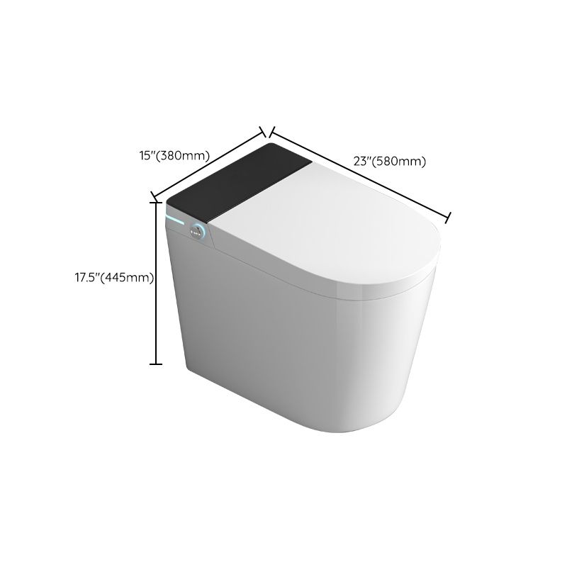 Foot Sensor White Floor Standing Bidet Water Pressure Control Bidet Clearhalo 'Bathroom Remodel & Bathroom Fixtures' 'Bidets' 'Home Improvement' 'home_improvement' 'home_improvement_bidets' 'Toilets & Bidets' 1200x1200_ba5bed5b-87ba-484b-ae70-f61d7980311b