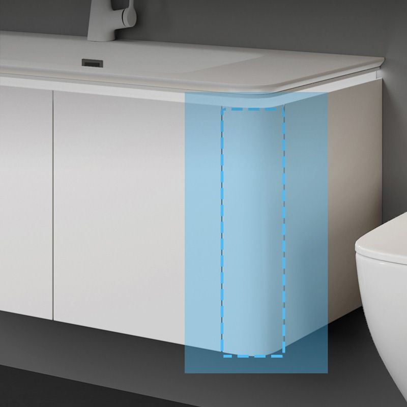 Modern Bathroom Vanity Ceramic Top Wall-Mounted Standalone Cabinet and Shelving Included Clearhalo 'Bathroom Remodel & Bathroom Fixtures' 'Bathroom Vanities' 'bathroom_vanities' 'Home Improvement' 'home_improvement' 'home_improvement_bathroom_vanities' 1200x1200_ba732cd9-7613-4d5f-8e8c-99489b9510a9