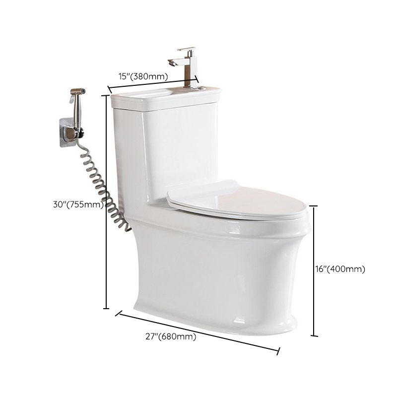Modern Ceramic Flush Toilet Floor Mounted Toilet Bowl with Seat for Washroom Clearhalo 'Bathroom Remodel & Bathroom Fixtures' 'Home Improvement' 'home_improvement' 'home_improvement_toilets' 'Toilets & Bidets' 'Toilets' 1200x1200_ba7dbe8a-3bd8-4a57-8e40-adcc374bb7d7