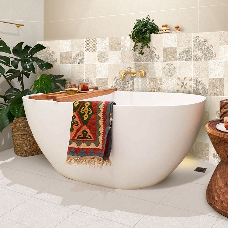 Porcelain Floor and Wall Tile Solid Color Rectangle Bathroom Tile Clearhalo 'Floor Tiles & Wall Tiles' 'floor_tiles_wall_tiles' 'Flooring 'Home Improvement' 'home_improvement' 'home_improvement_floor_tiles_wall_tiles' Walls and Ceiling' 1200x1200_ba8f802f-6a42-4094-8d34-d38eddb9e611