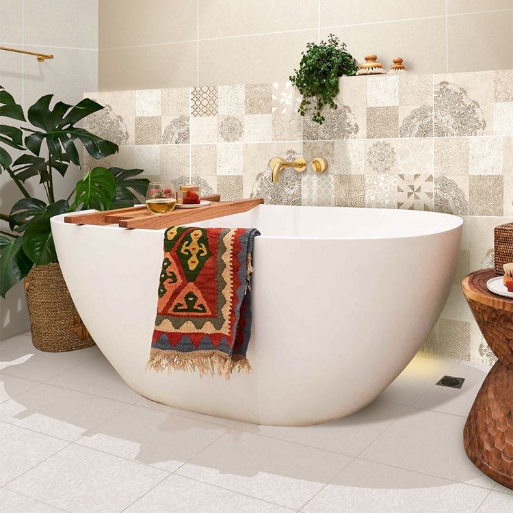 Porcelain Floor and Wall Tile Solid Color Rectangle Bathroom Tile Clearhalo 'Floor Tiles & Wall Tiles' 'floor_tiles_wall_tiles' 'Flooring 'Home Improvement' 'home_improvement' 'home_improvement_floor_tiles_wall_tiles' Walls and Ceiling' 1200x1200_ba8f802f-6a42-4094-8d34-d38eddb9e611