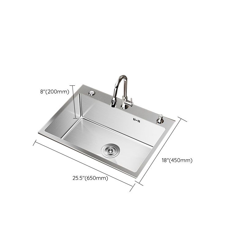 Modern Workstation Sink Stainless Steel with Drain Assembly and Faucet Kitchen Sink Clearhalo 'Home Improvement' 'home_improvement' 'home_improvement_kitchen_sinks' 'Kitchen Remodel & Kitchen Fixtures' 'Kitchen Sinks & Faucet Components' 'Kitchen Sinks' 'kitchen_sinks' 1200x1200_ba9338fd-6de6-4db5-b822-5414fcac69df