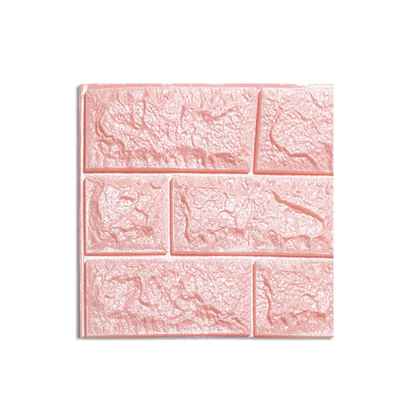 Waterproof Wall Panel Peel and Press 3D Faux Brick Living Room PVC Wall Paneling (10-Pack) Clearhalo 'Flooring 'Home Improvement' 'home_improvement' 'home_improvement_wall_paneling' 'Wall Paneling' 'wall_paneling' 'Walls & Ceilings' Walls and Ceiling' 1200x1200_bac0972b-1bfb-4226-9c30-537d22c10da6